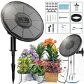 Solar Irrigation System Automatic Drip Irrigation Kit for Outdoor/Indoor Garden Watering System with Water Level DetectionDrip Irrigation System for 15 Potted Plant with 15m Water Hose