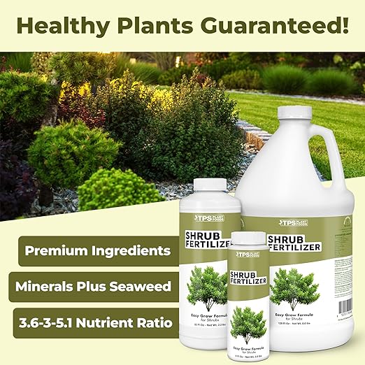 Shrub Fertilizer Complete Liquid Shrub Plant Food 1 Gallon (128 oz)