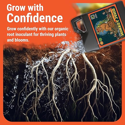 Cronk Nutrients Monkey Juice – Bacillus Root Inoculant – Organic Solution to Increase Your Plants Health – Root Mass Enhancer for Plant Growth and Flowering Boost 4L