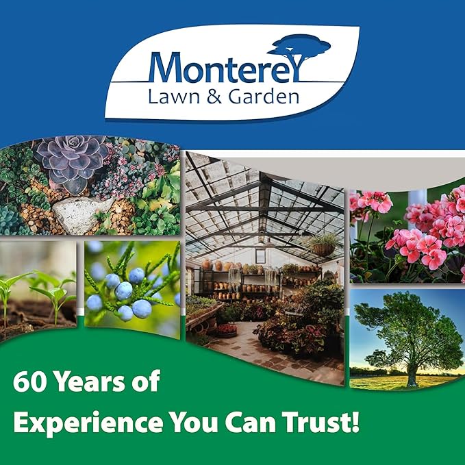 Monterey Fruit Tree &amp Vegetable Systemic Soil Drench Bundled with Garden Measure Spoon Apply Once for Season Long Control Imidacloprid Systemic Insecticide - 1 Gallon