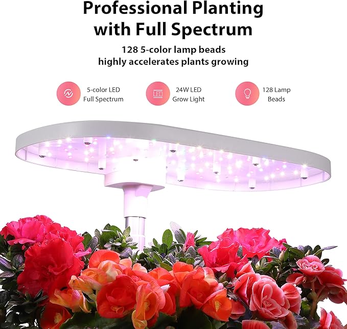 Litake 12 Pods Hydroponics Growing System Indoor Garden with 3 Planting Modes Up to 16 120 LED Light Fixed Hook Timer Silent Pump System for Home Kitchen Gardening GS1 Mini