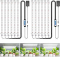 Wiaxulay Grow Light 360 LEDs Full Spectrum Plant Light for Indoor Plants 6 Bars/16 in Grow Light Strip with Auto Timer 6/12/16 Hrs 3 Switch Modes 5 Dimmable Levels for Green House Hydroponics