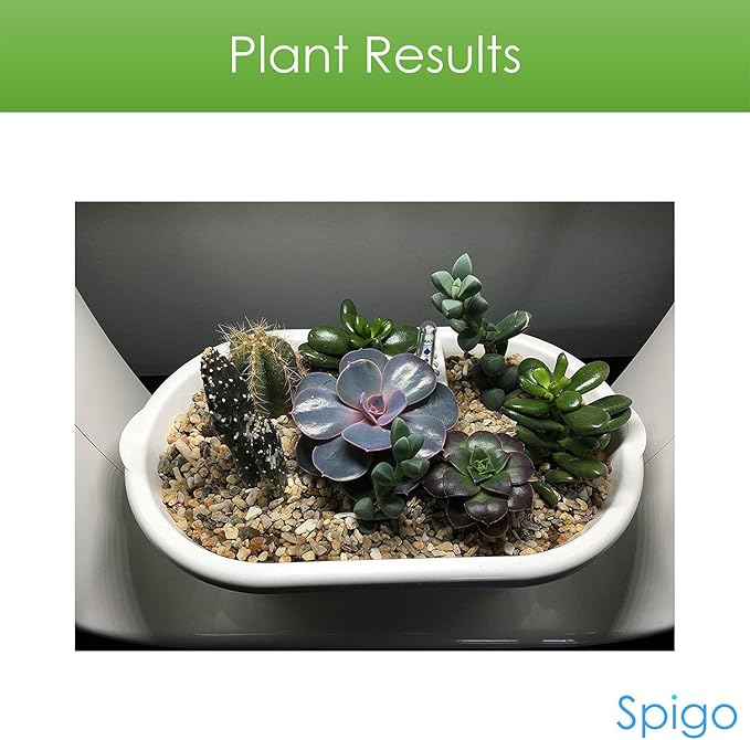 Intelligent Indoor LED Light Garden with Self-Timing and Self Watering Technology Great for Growing Fresh Herbs Small Plants and Also Makes A Great Gift Sleek Matte Black Finish