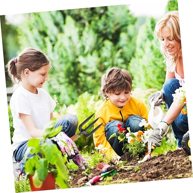 TOYANDONA 1set Ergonomic Gardening Tool Set Storage Rack Outdoor Planting Tools for Efficient Vegetable Gardening Soil Loosening and Root Removal