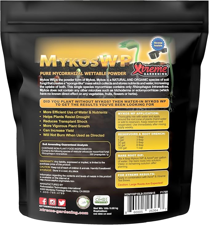 Xtreme Gardening Mykos Wettable Powder 15-Pound
