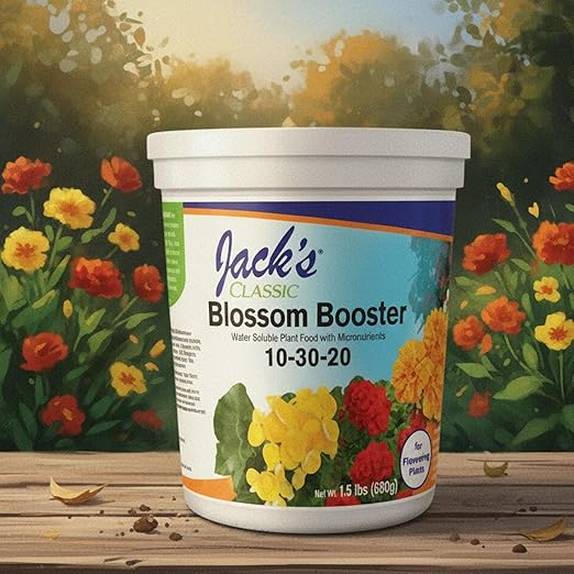 Classic 10-30-20 Blossom Booster Water-Soluble Fertilizer with Micronutrients for Increasing Color and Quantity of Blooms in Flowering Plants 1.5lbs (Pack of 2)