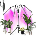 Plant Grow Lights for Indoor Plants Growing 3/9/12h Timer &amp 9 Dimmable Levels Full Spectrum LED Red Blue Light Plant Grow Lamp for Home Greenhouse Adjustable Tripod Stand Max 2.2M