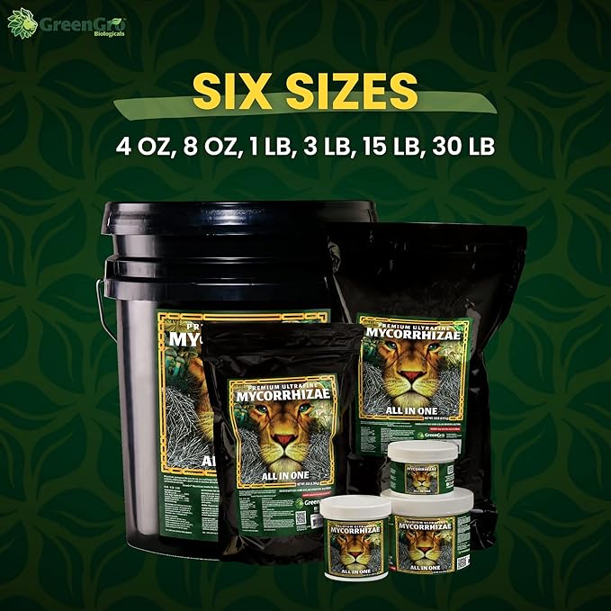 GreenGro Premium Ultrafine Myco Fertilizer - Root Enhancer/Bigger Yields/Improves Nutrient Uptake/Indoor &amp Outdoor Plant Food Fertilizer Blend for Hydroponic Gardens