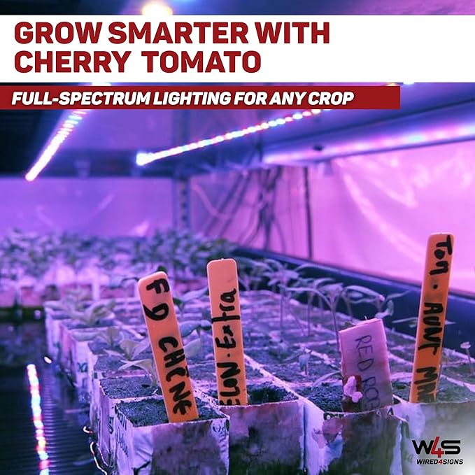 WIRED4SIGNS IP68 Horticultural Grow Light LED Strip 24V Cherry Tomato Series Waterproof Plant Lighting