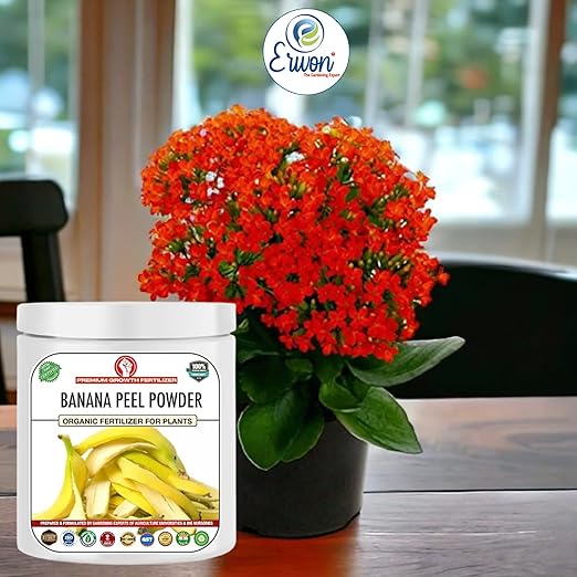 Erwon® Banana Peel Powder Fertilizer for overall Growth of Plants. (900 gm)