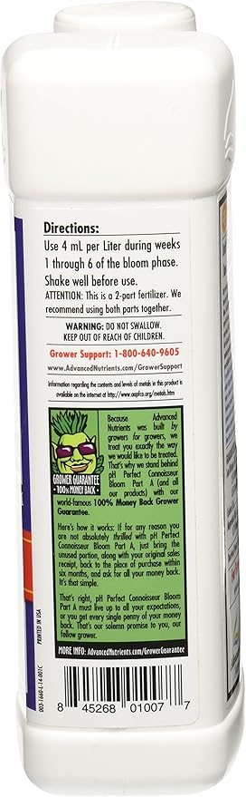 Advanced Nutrients pH Perfect Connoisseur Bloom Part A Plant Nutrient 1 L