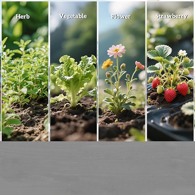 Outsunny 2 Tier Raised Garden Bed Elevated Wooden 2 Box Planter Gardening Grow Stand Planting Bed for Flowers Vegetables Herb Gray