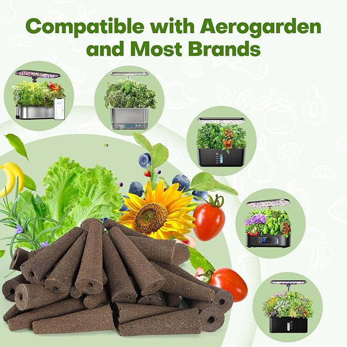 Ahopegarden Hydroponics Growing System with 166pcs Hydroponic Pods Kit