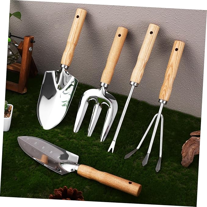 Garden Tools Set for Women Gardening Tool Kit Trowel Stainless Steel Comfortable Handles Gardening
