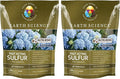 Earth Science Fast Acting Sulfur Granules – 5lb – Lowers pH Instantly Reduces Nutrient Runoff Improves Growth &amp Color for Acid-Loving Plants Long-Lasting Lawn Care Supplement (Pack of 2)
