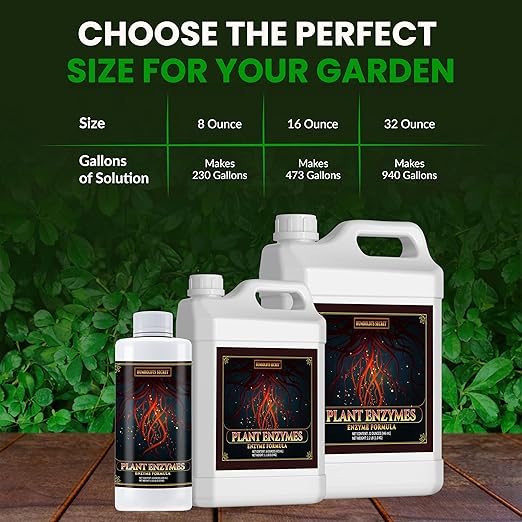Humboldts Secret Plant Enzymes | 7000 Active Units per mL | Root &amp Soil Enzyme Additive for Hydroponic and Aeroponic Systems | Boosts Growth and Root Strength for Maximum Nutrient Uptake | 32 Oun