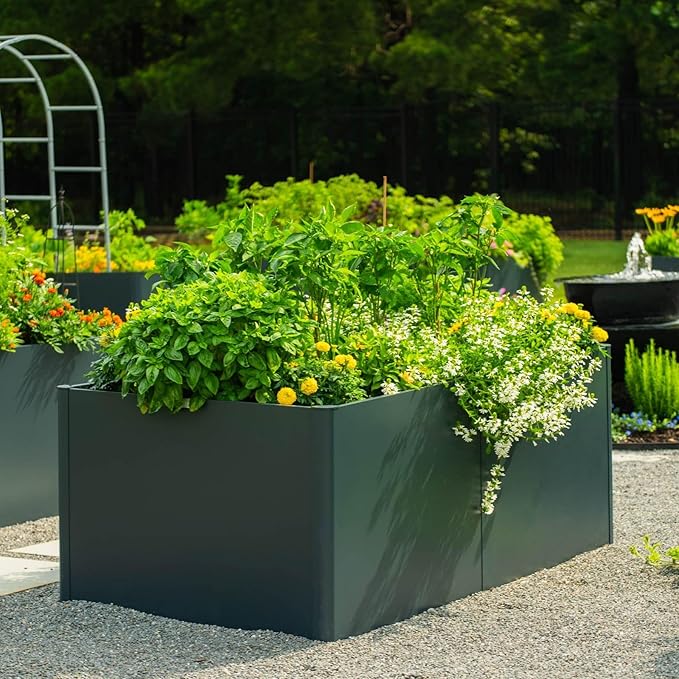 Vego garden Soil-Saving Intermediate Floor 32 Tall Modern Garden Bed 42 x 83 (Garden Bed Not Included)