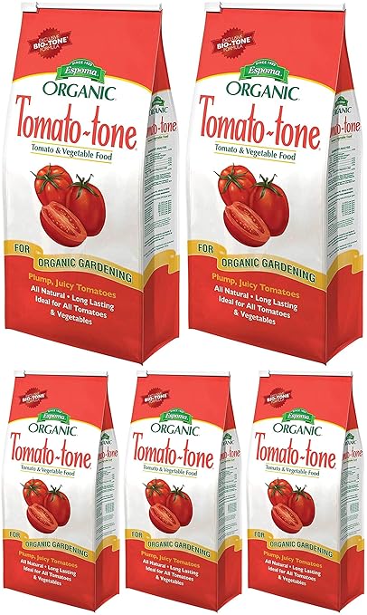 Tomato-Tone Organic Fertilizer - for All Your Tomatoes 4 lb. Bag - 5 Pack