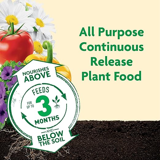 Miracle-Gro Shake 'N Feed All Purpose Plant Food - Outdoor and Indoor Plant Food for In-Ground and Containers Feeds for up to 3 Months 4.5 lbs. (6-Pack)