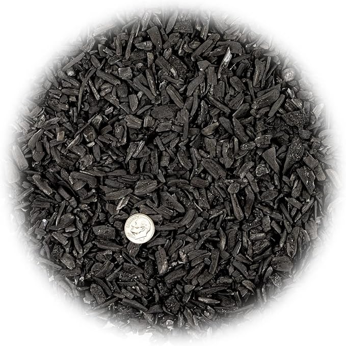 GARDENERA Horticultural Charcoal for Indoor Plants [10-Quart Bag] Black Diamond Soil Amendment for Orchids Terrariums and Gardening