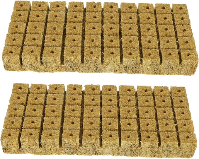 100pcs Hydroponic Plant Cubes Seed Substrate Cubes for Cloning Planting for Soilless Cultivation