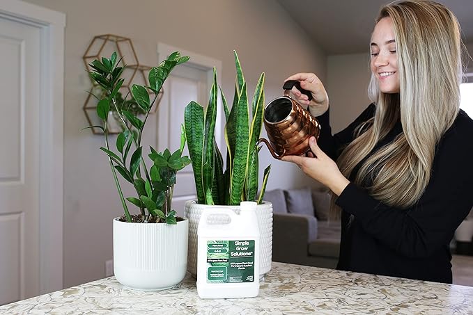 Liquid Plant Food All Purpose- House Plant Fertilizer- Liquid Fertilizer for Indoor Plants &amp Vegetable Garden- Concentrated Plant Nutrients - Green Growth - Simple Grow Solutions- 32 Ounce