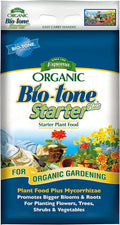 Espoma Organic Bio-Tone Starter Plus 4-3-3 Natural &amp Organic Starter Plant Food with Both Endo &amp Ecto Mycorrhizae 18 lb. Bag The Ultimate Starter Plant Food