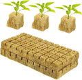100Pcs Plant Grow Cubes for Hydroponics for Starting and Plant Propagation Soilless Culture High Air Permeability for Indoor Gardening and Cloning Systems