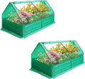 Heavy-Duty Outdoor Greenhouse + Raised Garden Beds Set – Suitable for Extending Growing Seasons Garden Covers &amp Raised Bed Netting