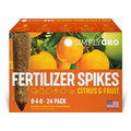 Fertilizer Spikes for Citrus &amp Fruit Trees &amp Shrubs (24 Spikes - 6.0 Lbs)