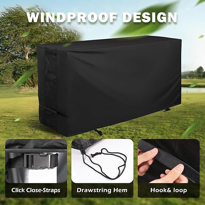 Outdoor Raised Garden Bed Cover for Best Choice Products 72x24x30in Raised Garden Bed Outdoor Planter Box Stand Cover for Mobile Elevated Wood Planter/Planting Bed