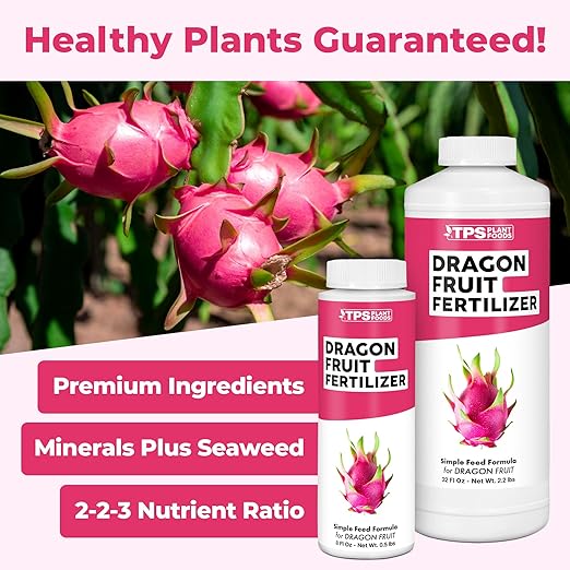 Dragon Fruit Fertilizer – Liquid Plant Food for Bigger Fruit Better Flowering &amp Stronger Root Development 32 oz