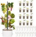 New &amp Improved! Gardyn Studio 2 Hydroponics Growing System - 16 Non-GMO Plants Herbs Vegetables - Smart Tower - Hydroponic Herb Garden Planter Indoor Kit - Indoor Gardening System w/Grow Lights