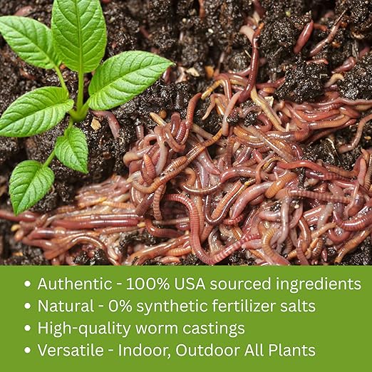 Full Circle Premium Plant Tonic – 16oz Organic Liquid Fertilizer Concentrate with Worm Castings – Compost Tea for Indoor/Outdoor Plants Vegetables Houseplants Orchids Succulents