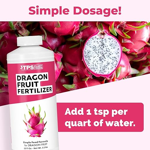 Dragon Fruit Fertilizer – Liquid Plant Food for Bigger Fruit Better Flowering &amp Stronger Root Development 32 oz