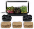 Microgreens Growing Trays Bundle Grow Lamp 6 Silicone Trays18 Jute Mats Microgreens Growing Kit Seed Sprouting &amp Indoor Grow Accessories (No Seeds)