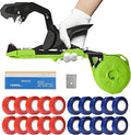 Upgrade Plant Tying Machine with Spare Parts Garden Tape and Staples for Quick Bundling of Tomatoes Grapes and Vegetables. Easy-to-Use Tool for SK5 Steel Blades