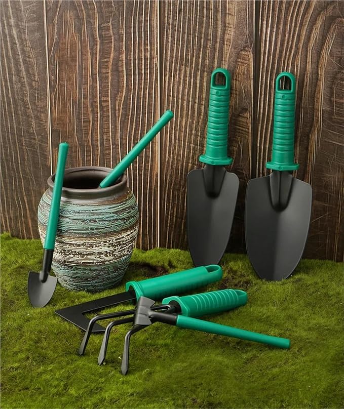 Garden Tool Set Gardening Gift 10 Pieces of Plant Hand Tool Set Suitable for Women and Men Gardeners(Purple10 Piece Set)