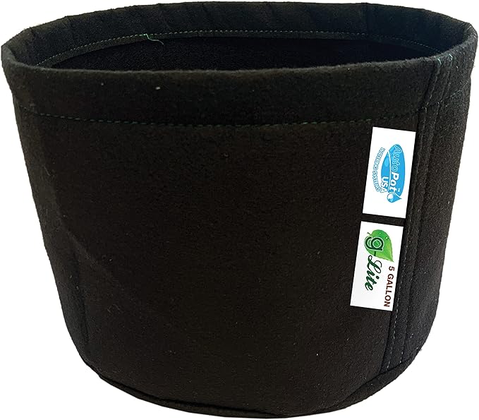 AutoPot 8 Pot GeoPot System with 3 Gallon Fabric Pots - Self-Watering Gravity-Fed System (8Pot with 25 gal PRO Flexi Tank) Indoor Black