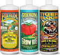 FoxFarm Hydro Liquid Trio Pack - Big Bloom Grow Big Tiger Bloom Fertilizers for Vigorous Plant Growth Bud Development &amp Abundant Fruit - Complete Hydroponic Plant Food Set - 3 Quart Bottles