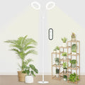 Grow Light for Indoor Plants Full Spectrum LED Tall Plant Lights with Timer Standing Floor Growing Lamp Height Adjustable for Large Plants (40W/White)