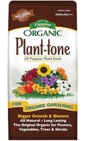 Espoma Organic Plant-Tone 5-3-3 Natural &amp Organic All Purpose Plant Food 4 lb. Bag The Original Organic Fertilizer for All Flowers Vegetables Trees and Shrubs. Pack of 2