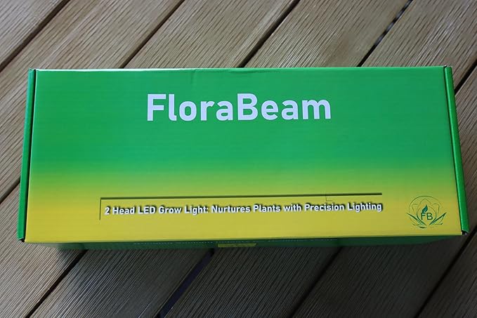 Plant Grow Light - 6000K Full Spectrum with Adjustable Red &amp White LEDs 10-Level Dimming USB Powered Clip-On Lamp for Indoor Plants Timer Function (2 Head)