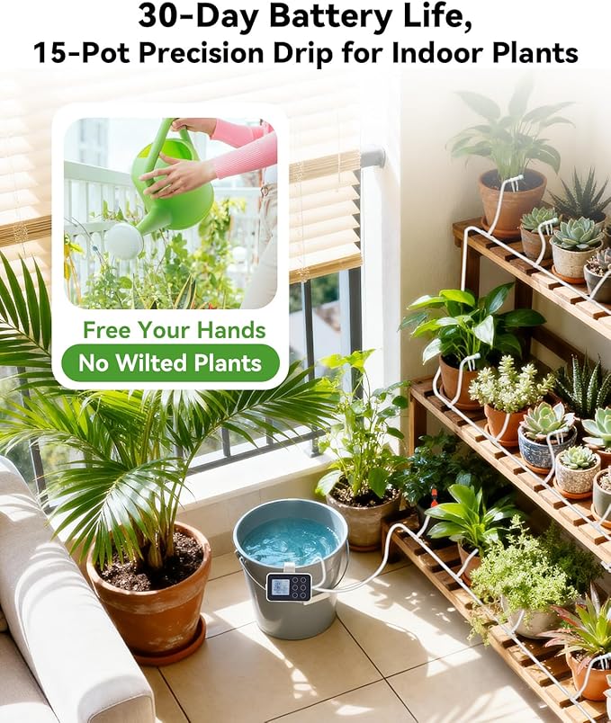 BAOSHISHAN Automatic Plant Watering System and 40pod Hydroponic Tower
