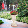 Planter Antique White 19.25'' H