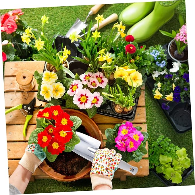 BESPORTBLE Aluminum Alloy Garden Tool Set Pouch – Multifunctional Shovels Hand Trowel Rake for Gardening – Ergonomic Design for Easy Use