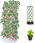 Vertical Hydroponic Tower GardenIndoor And Outdoor Hydroponic Growing Kit Diy Soilless Growing With 48/64/80 Growing Points For Growing Herbs Fruits And Vegetables10layers