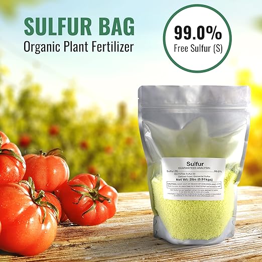 DL Wholesale Sulfur Bag 2lb Organic Plant Fertilizer Garden Planting Soil Food for Vegetable Garden Succulents OMRI Certified