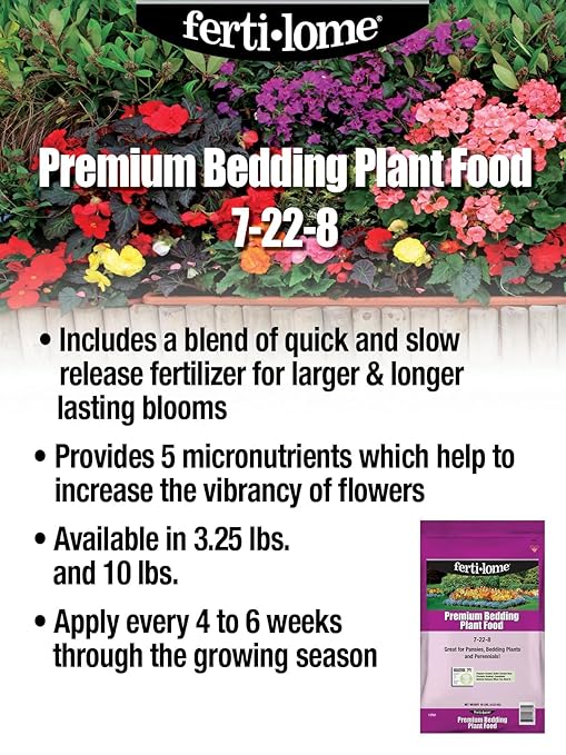 Fertilome (10762) Premium Bedding Plant Food 7-22-8 (16 lbs.)