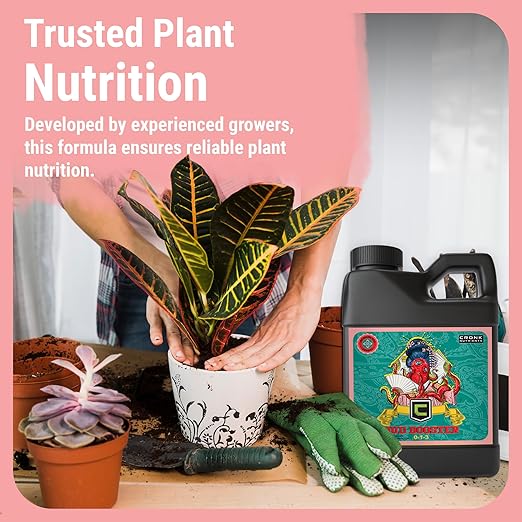 Cronk Nutrients Bud Booster - Best Budding Fertilizer for Maximum Blooms - Hydroponic Nutrients for The Bloom Phase - Balanced pH Formula - Suitable for Soil Soilless and Hydroponic Systems 500mL